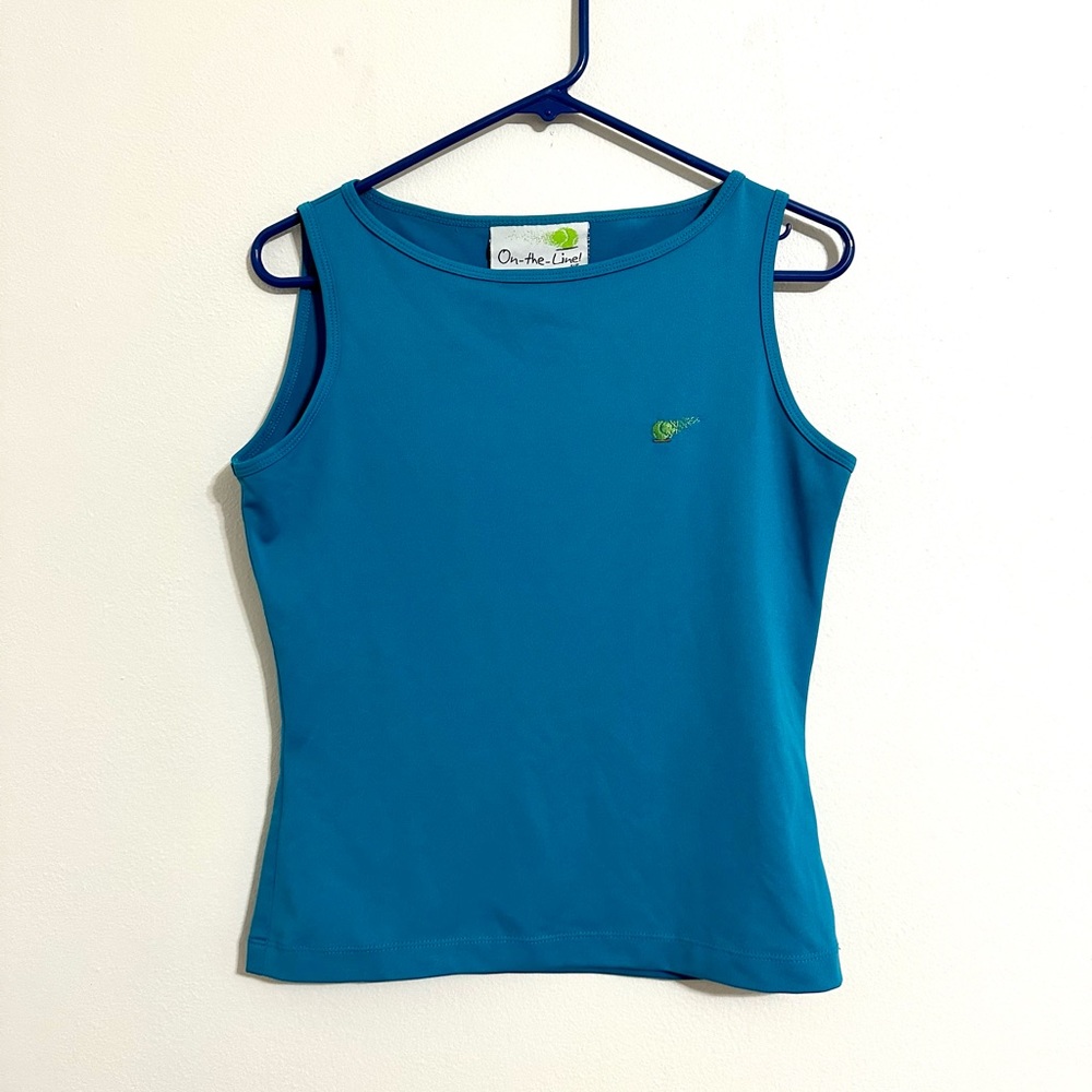 Vintage Blue Tennis Tank